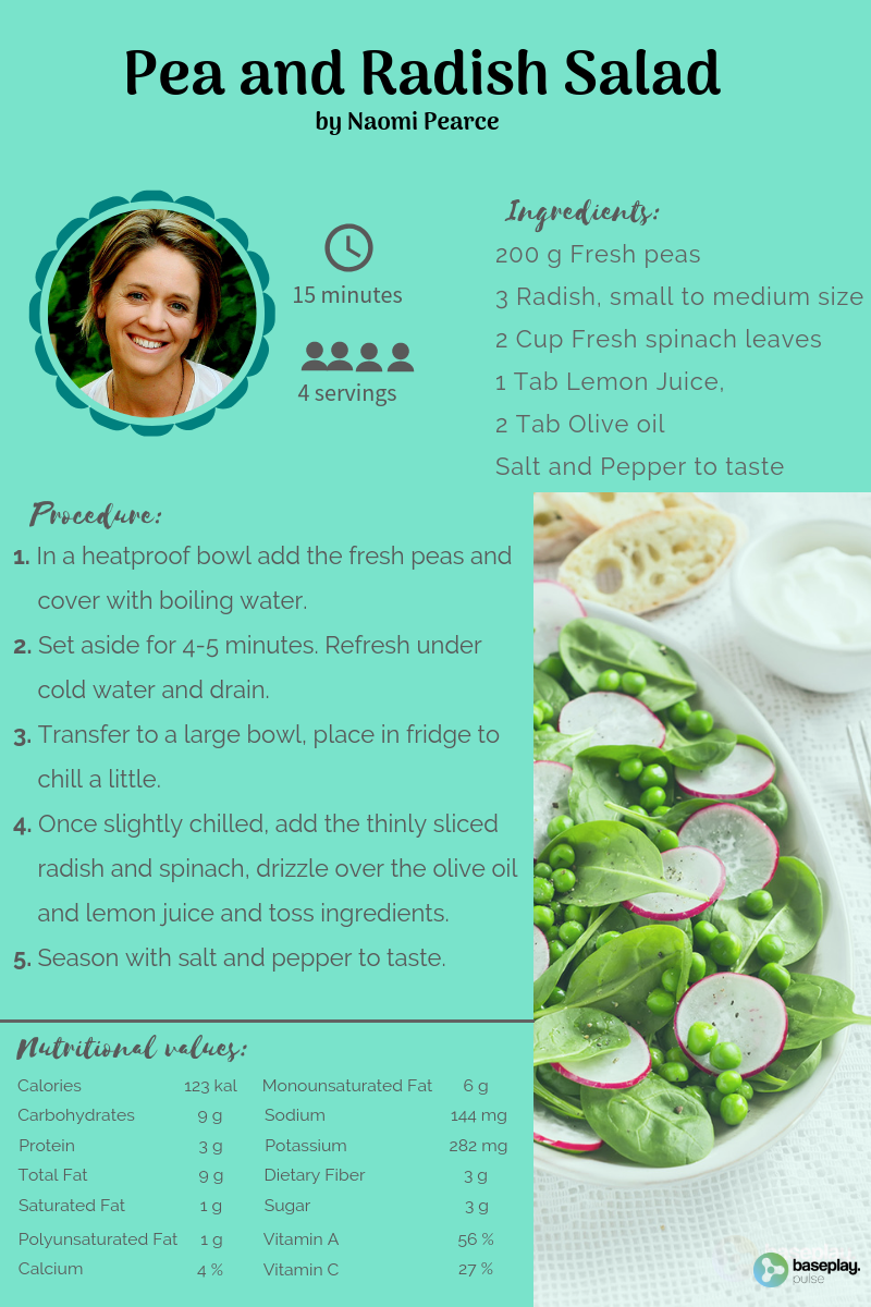 Pea and Radish Salad