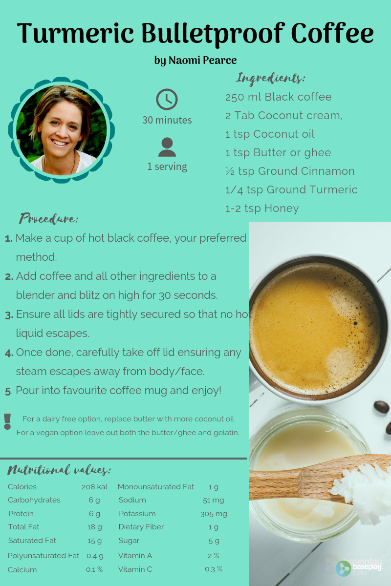 Turmeric Bulletproof Coffee