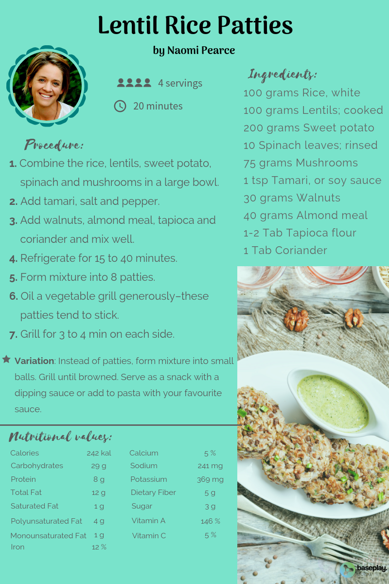 Lentil Rice Patties