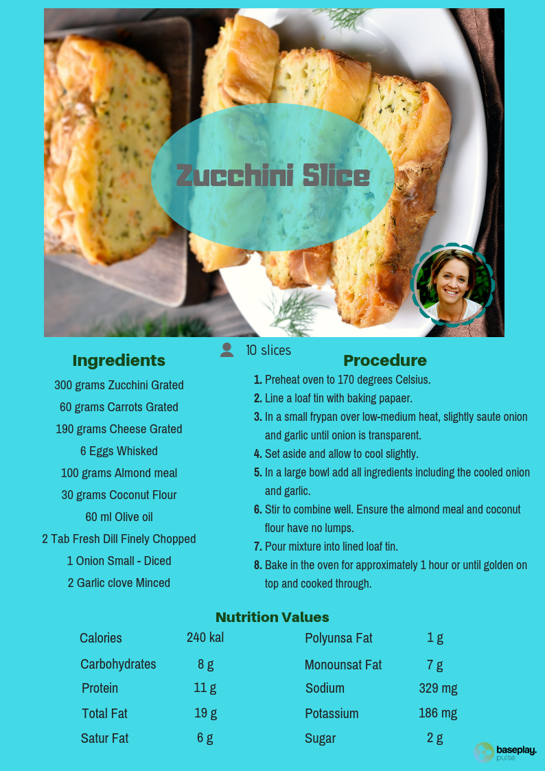Zucchini Slice