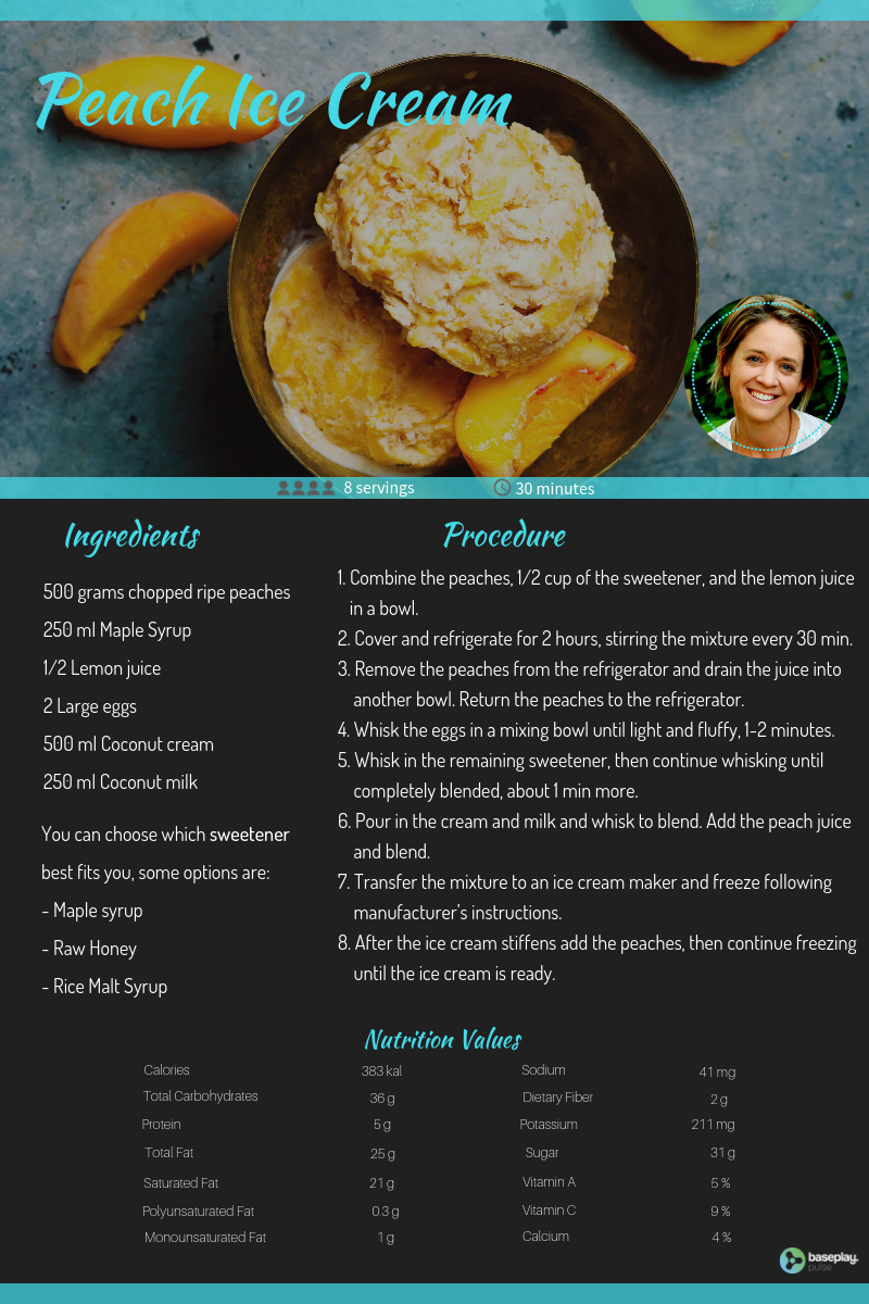 Peach Ice Cream