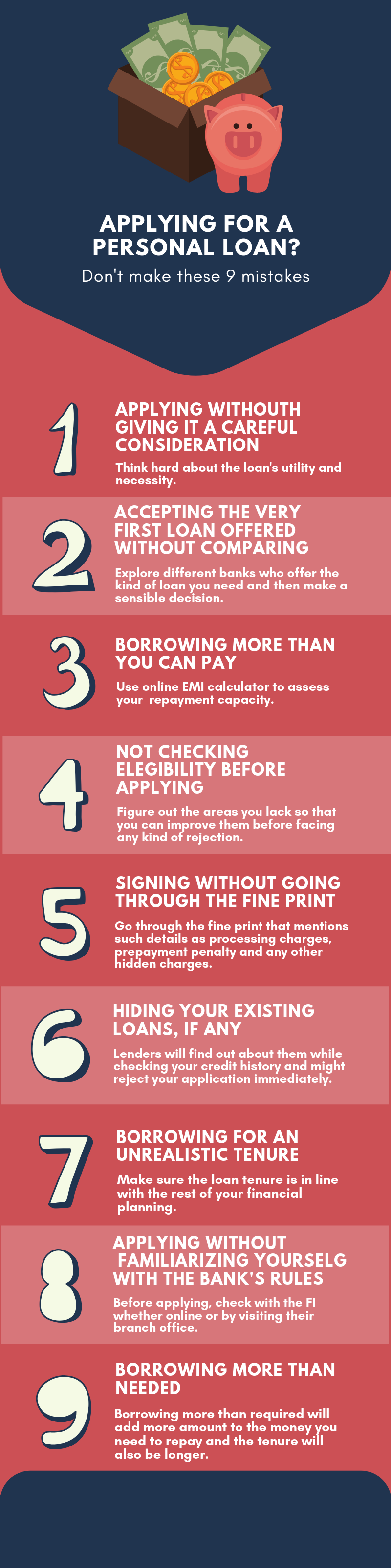 Share 9 Common Mistakes When Applying For A Personal Loan